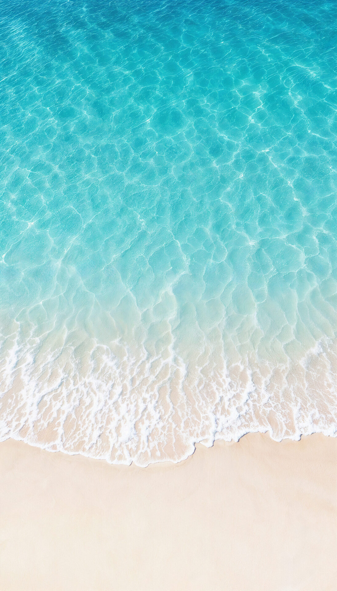 Crystal clear turquoise ocean
