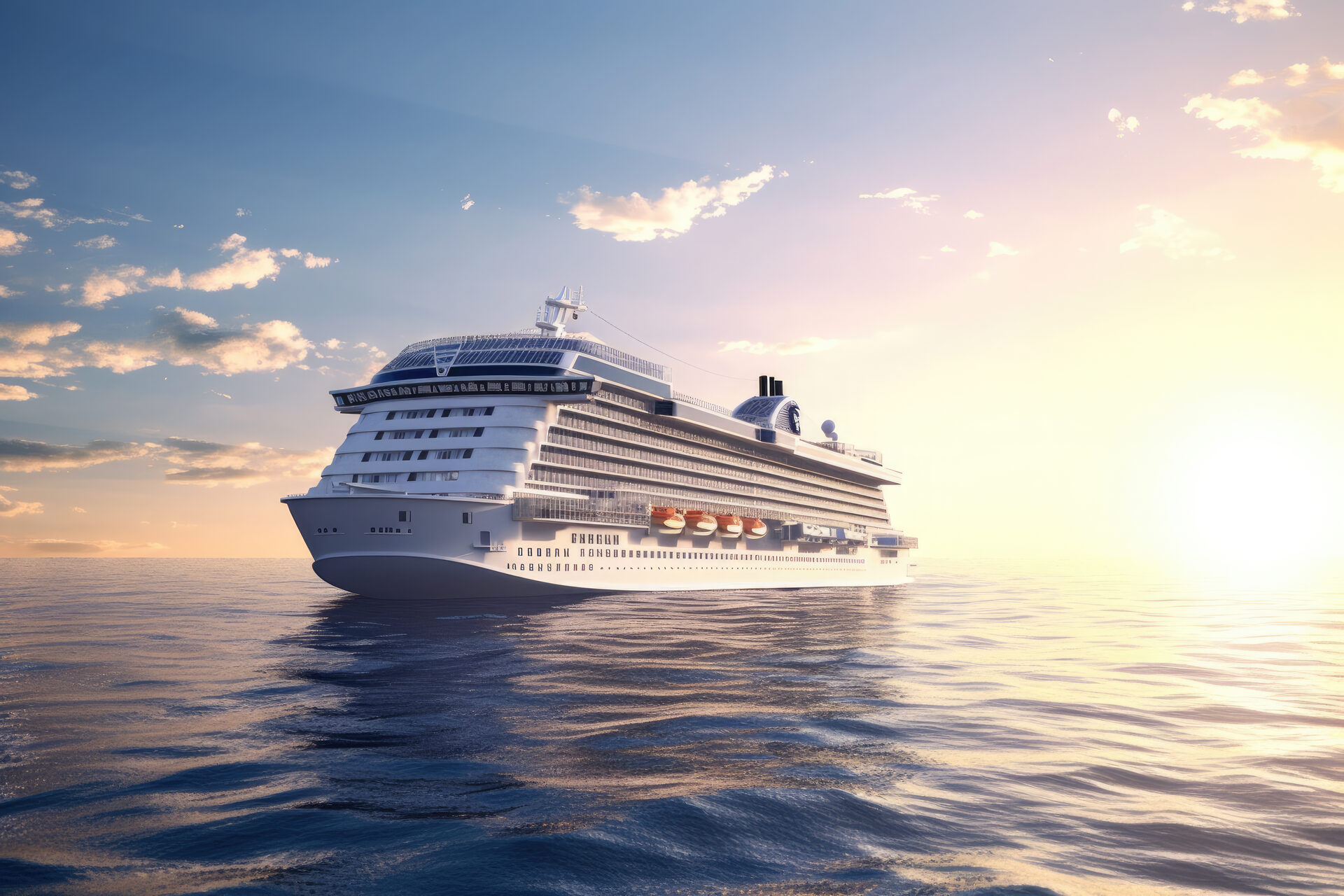 Luxury cruise ship